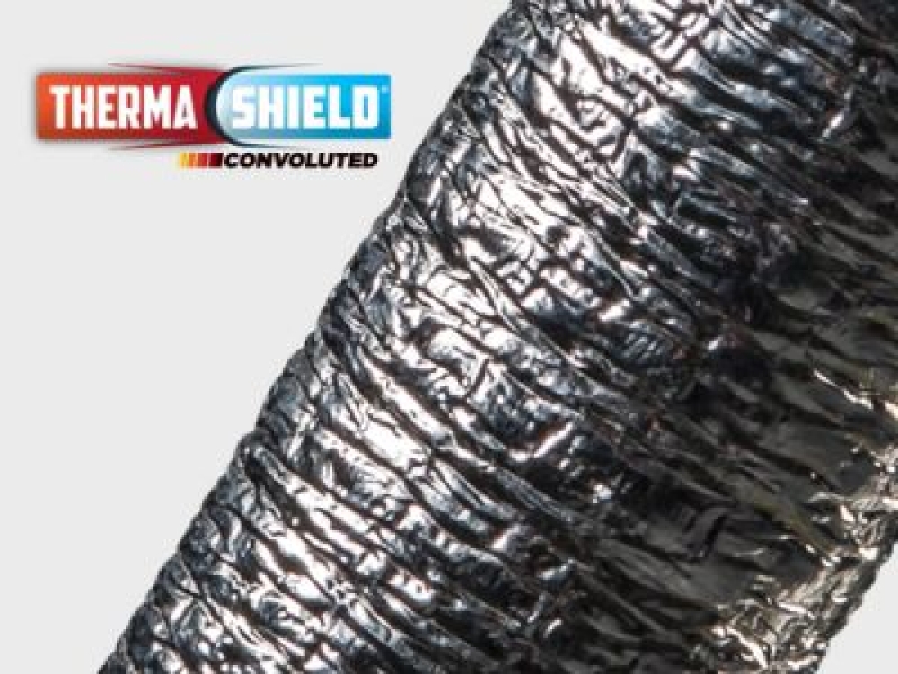 Alubeschichteter Glasseidenschlauch ThermaShield Convoluted